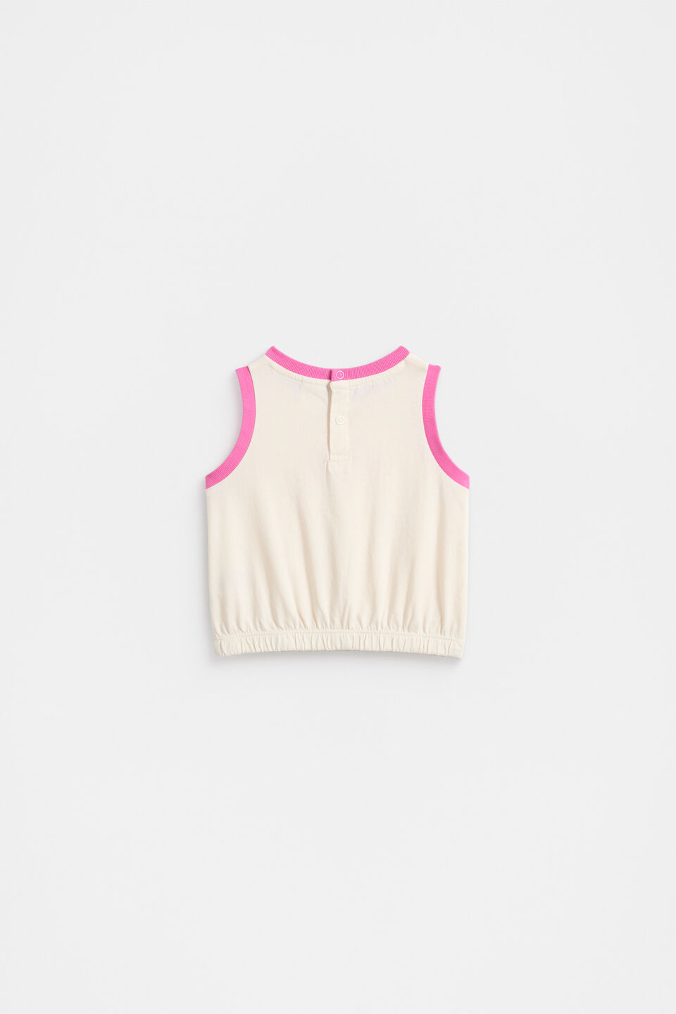 Retro Logo Tank  Vintage Cream