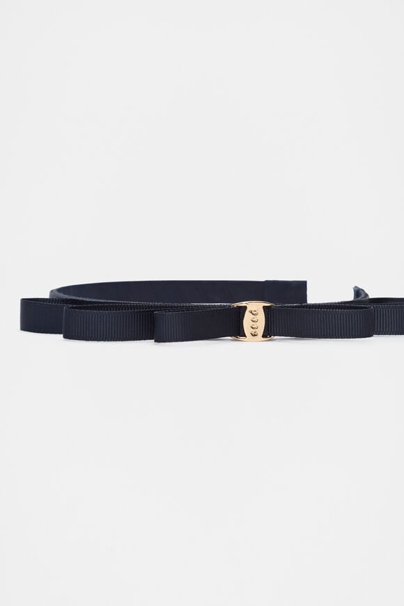 Heritage Bow Headband  Midnight Blue  hi-res