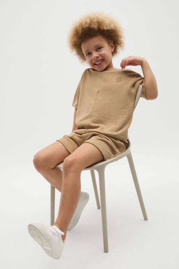 Relaxed Track Tee  Biscotti  hi-res