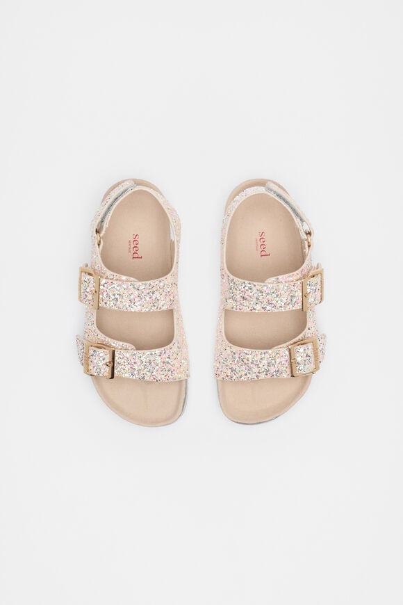 Twin Buckle Slide  Glitter  hi-res