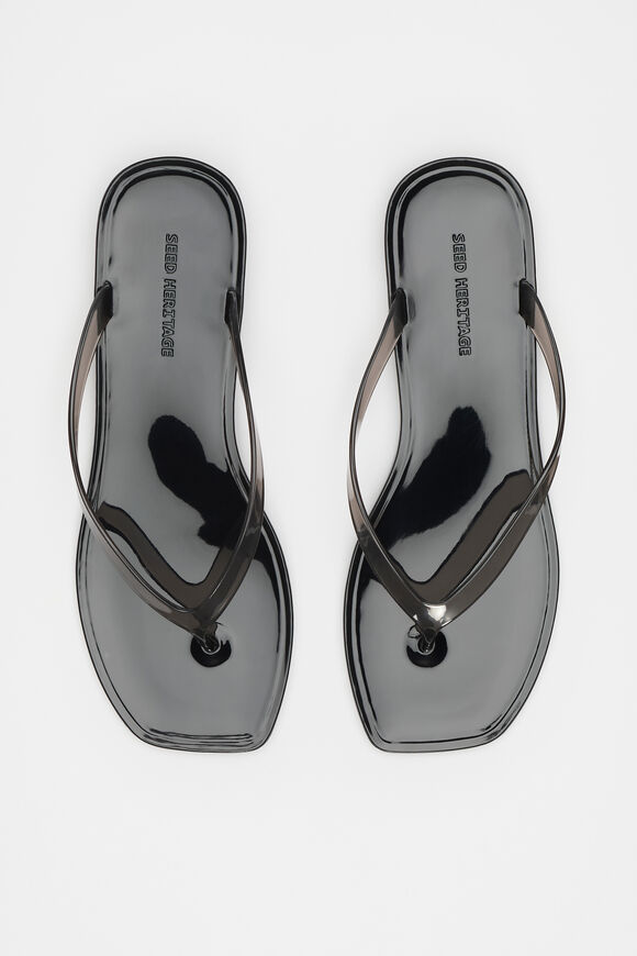 Elle Jelly Flip Flop  Black  hi-res