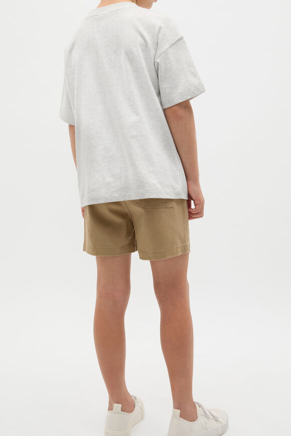 Core Oversized Logo Tee  Light Grey Marle  hi-res