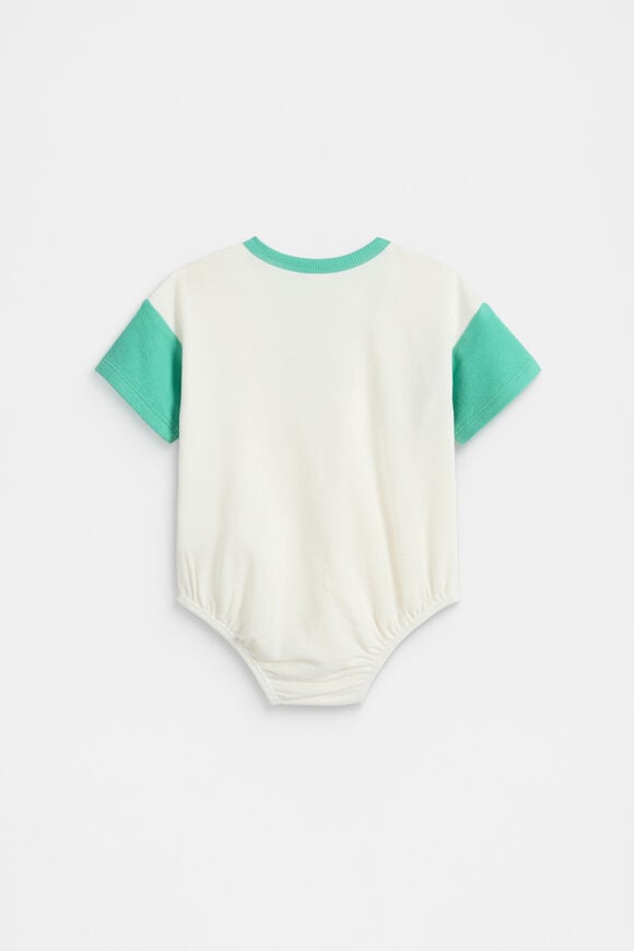 Logo Oversized Bodysuit  Classic Cream  hi-res