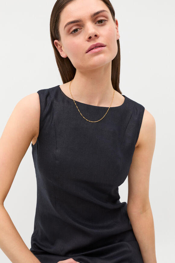 Waterproof Twist Chain Necklace  Gold  hi-res