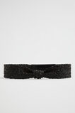 Textured Knot Belt  Black  hi-res