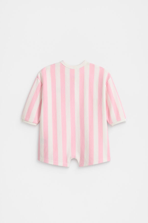 Stripe Logo Oversized Jumpsuit  Bubblegum  hi-res