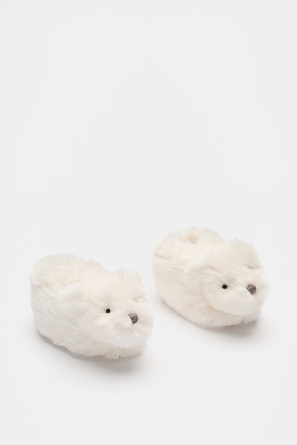 I Love You Very Much Bear Bootie  Cream  hi-res