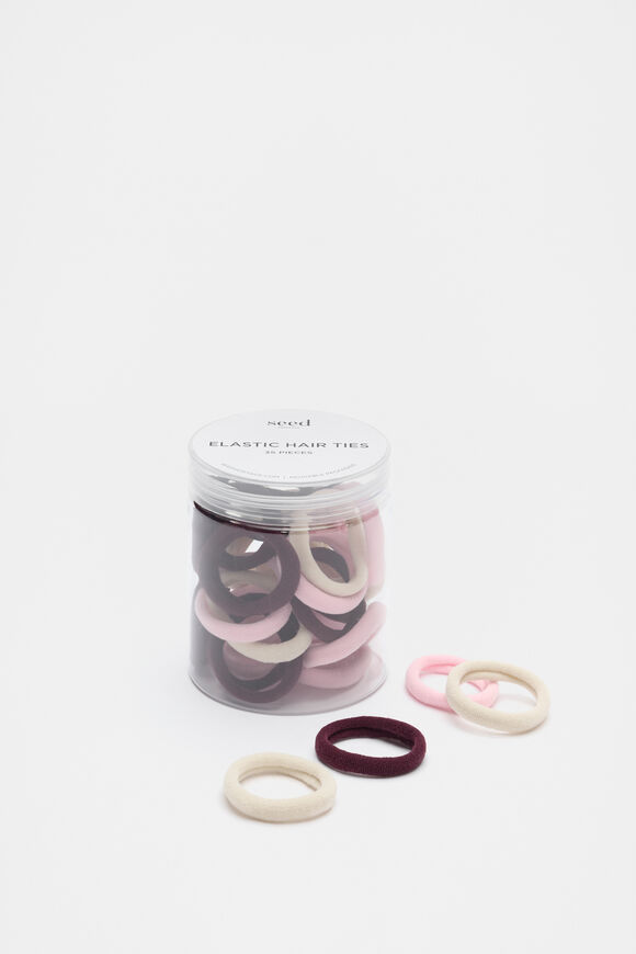 Hair Tie Set  Rose Petal  hi-res