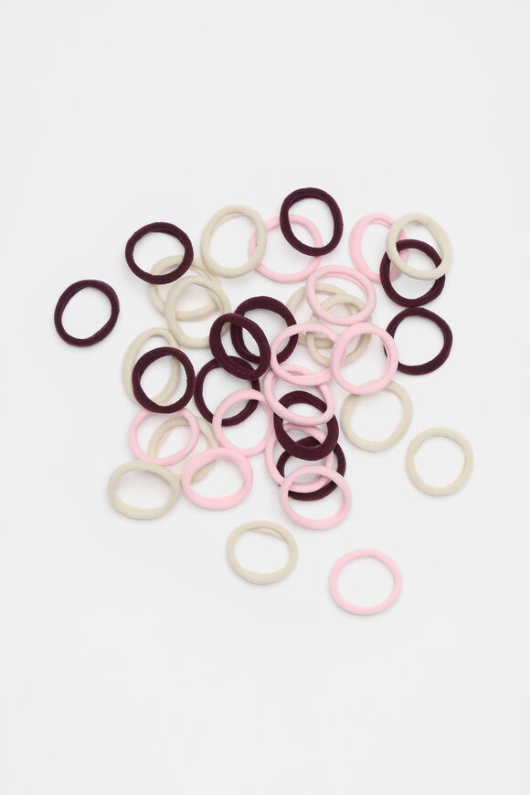 Hair Tie Set  Rose Petal  hi-res
