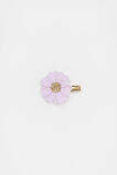Felt Flower Duck Clip  Soft Lilac  hi-res