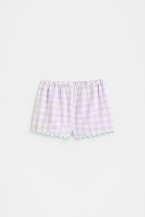 Spliced Gingham Short  Multi  hi-res