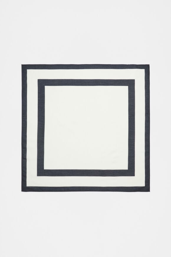 Printed Headscarf  Cream  hi-res