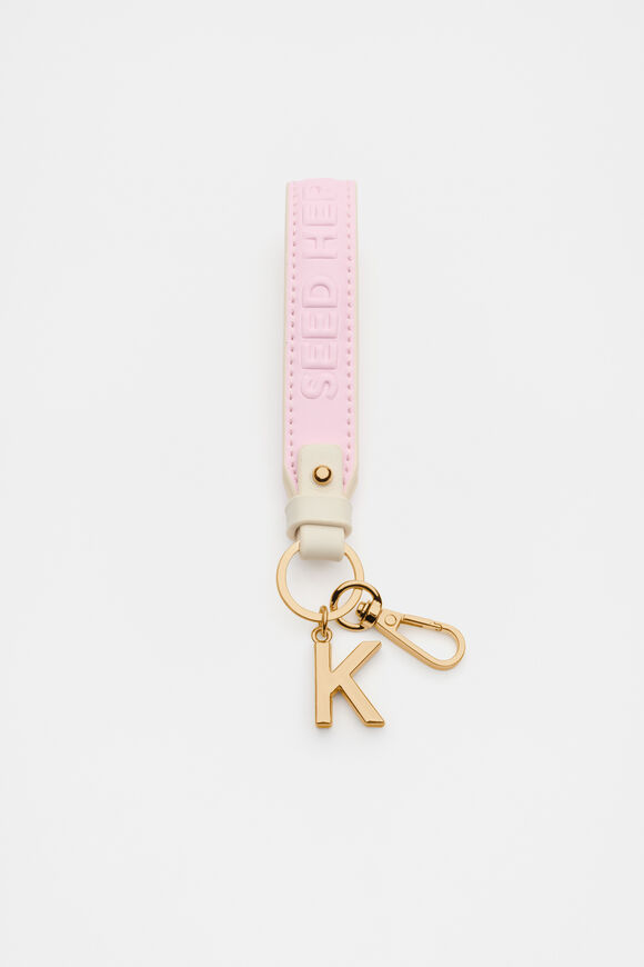 Initial Strap Keyring  K  hi-res
