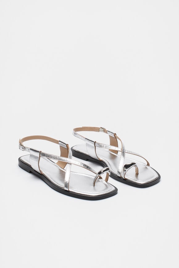 Lucia Toe Ring Sandal  Silver  hi-res