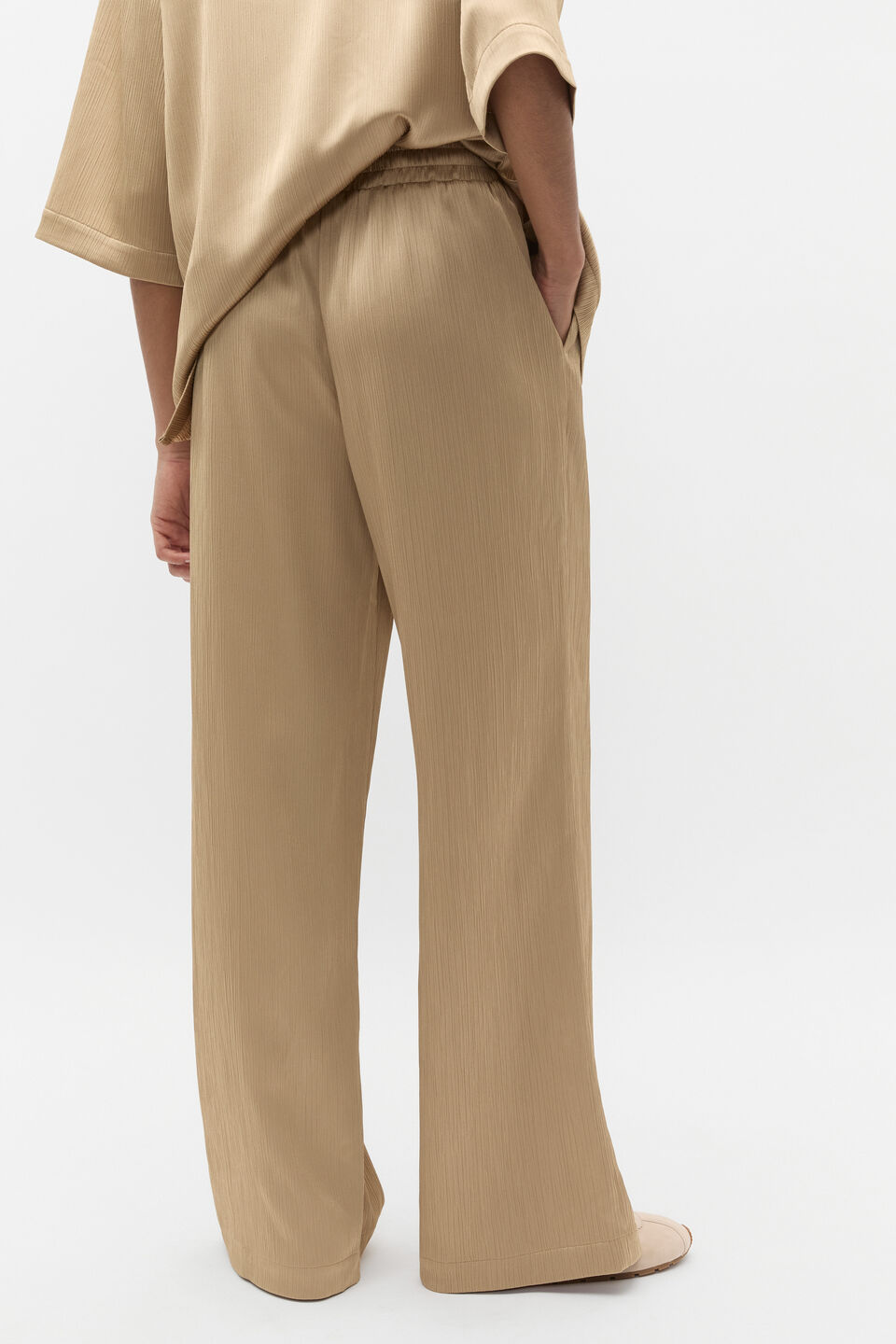 Plisse Pant  Rye