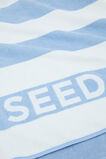 Beach Towel  Luna Blue Stripe  hi-res
