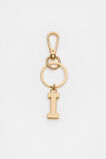 Gold Initials Keyring  I  hi-res