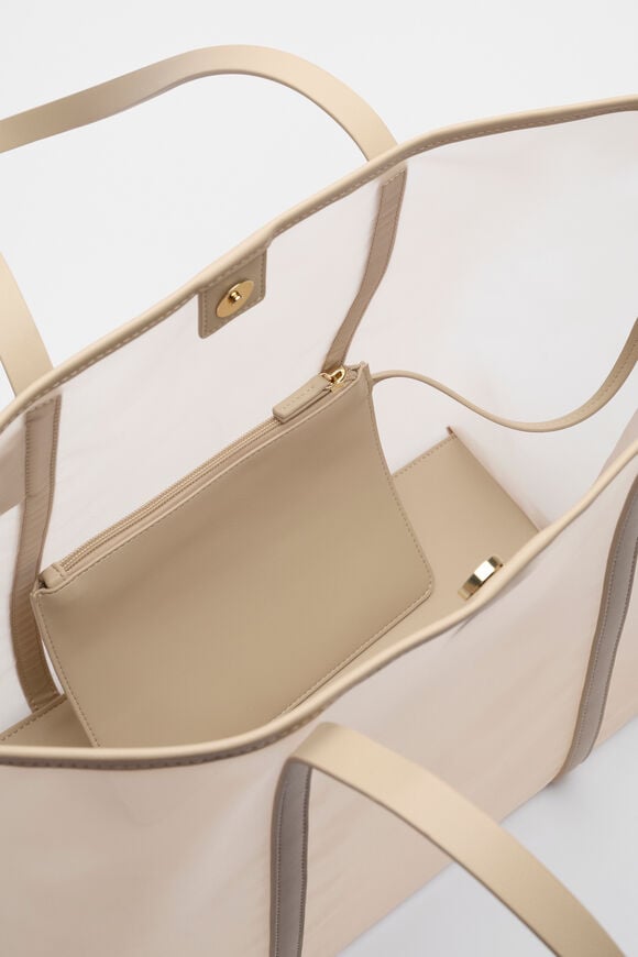 Mesh Tote  Iced Latte  hi-res