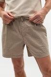 Seersucker Stripe Short  Almond  hi-res