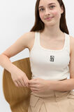 Square Neck Logo Tank  Classic Cream  hi-res