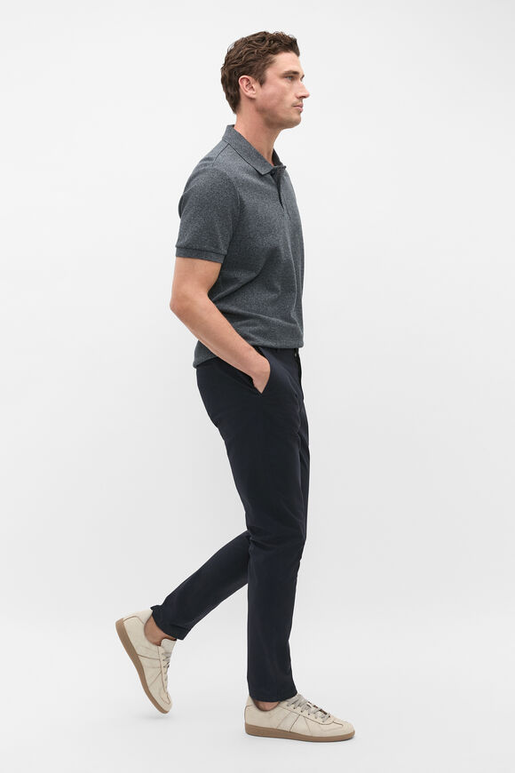 Textured Polo  Midnight Blue  hi-res