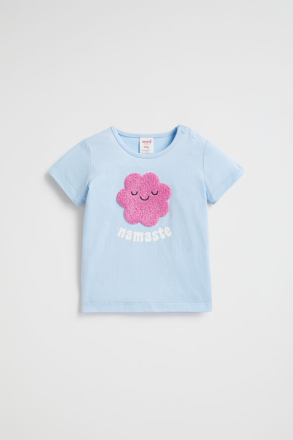 Namaste Tee  Baby Blue  hi-res