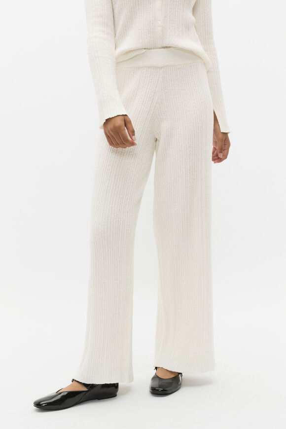 Boucle Knit Pant  Light Cream  hi-res