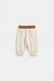 Colourblock Track Pant  Sand Marle  hi-res