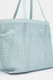 Open Weave Detail Tote  Bluebell  hi-res