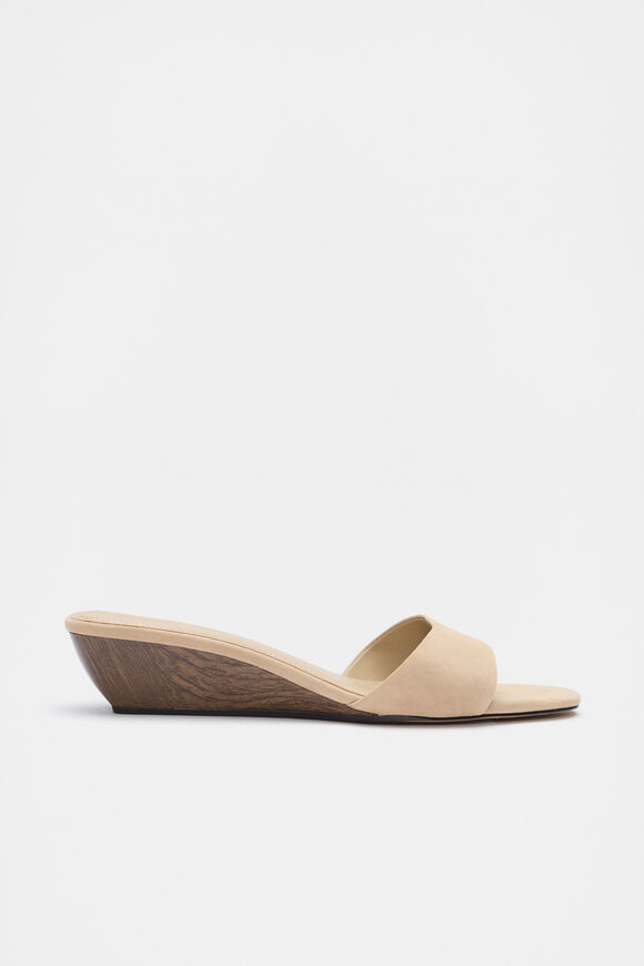 Saige Wedge  Iced Latte Suede  hi-res