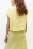 Linen Boxy Shell Top  Lemongrass  hi-res