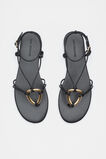 Etta Ring Detail Sandal  Black  hi-res