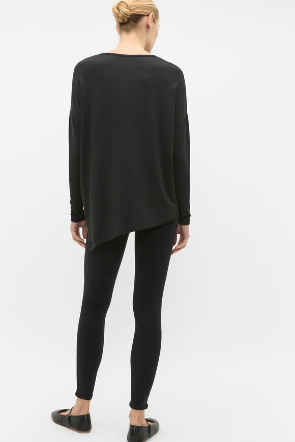 Core Asymmetrical Top  Black  hi-res
