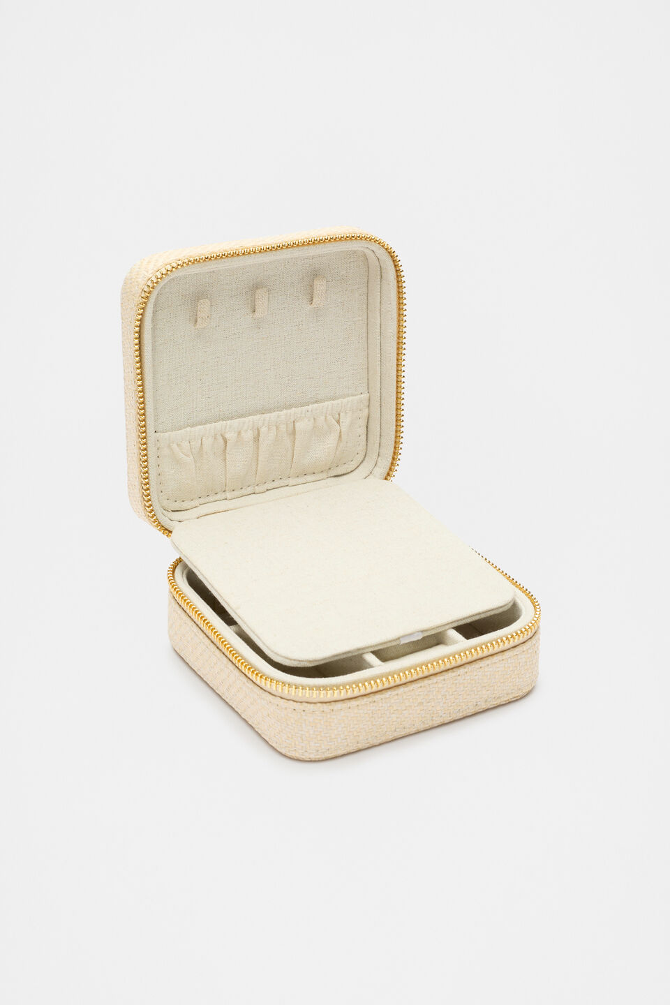 Square Jewellery Case  Natural