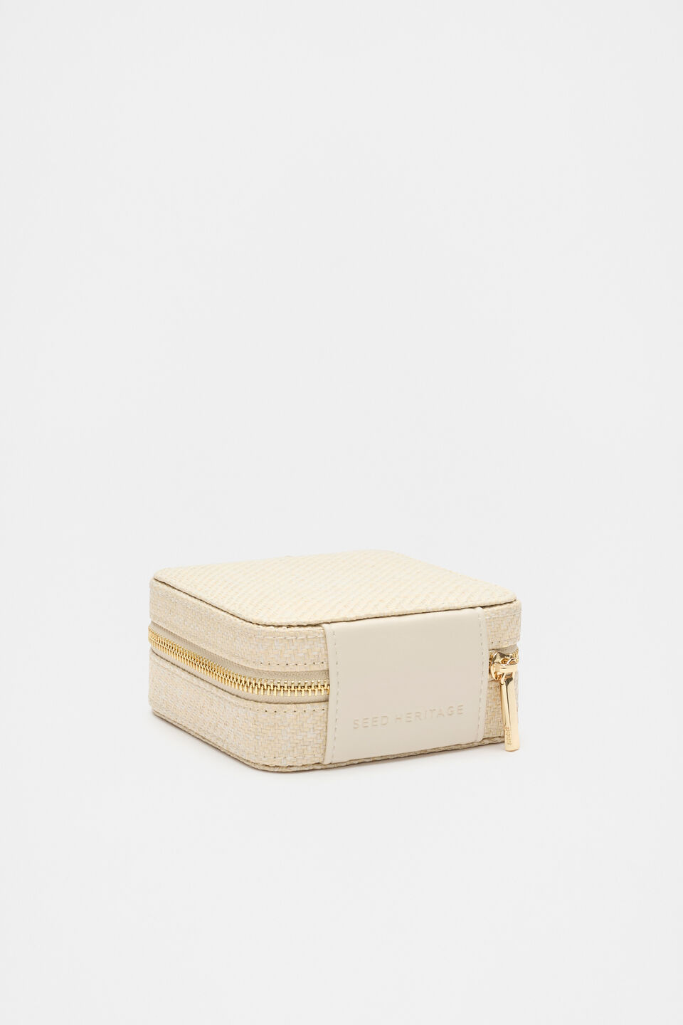 Square Jewellery Case  Natural