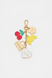 Croissant Jumble Bag Charm  Multi  hi-res