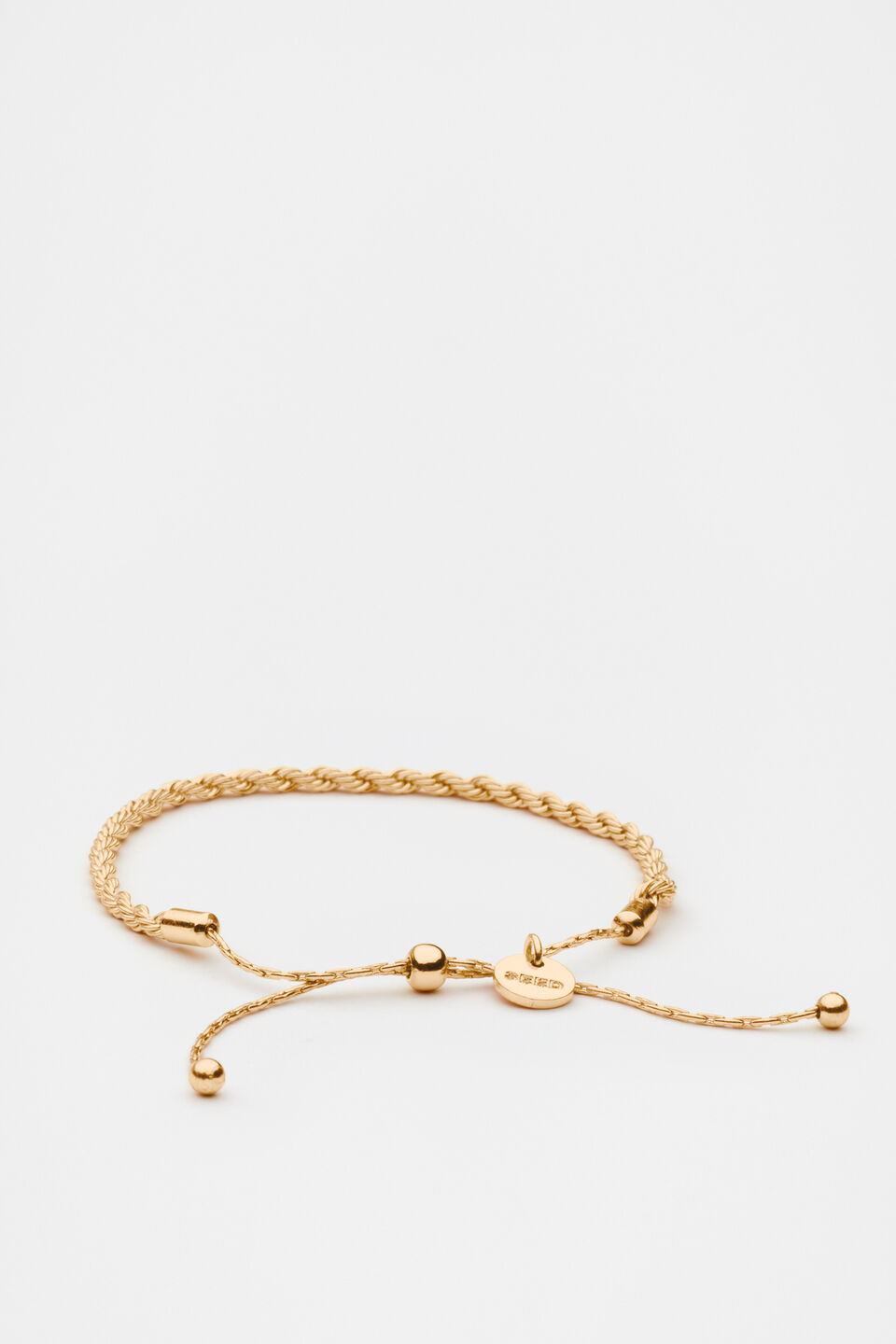 Fine Rope Bracelet  Gold