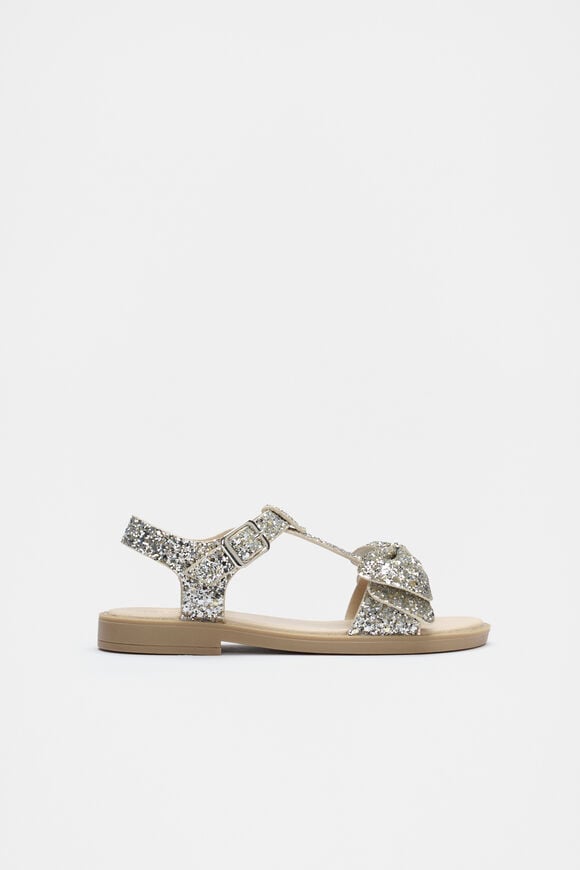 T Bar Bow Sandal  Glitter  hi-res