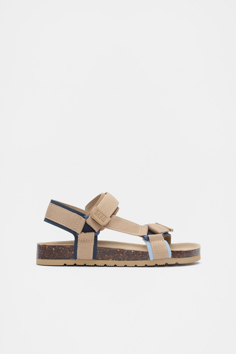 Footbed Trek Sandal  Biscotti