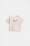 Multi Stripe Logo Tee  Multi  hi-res
