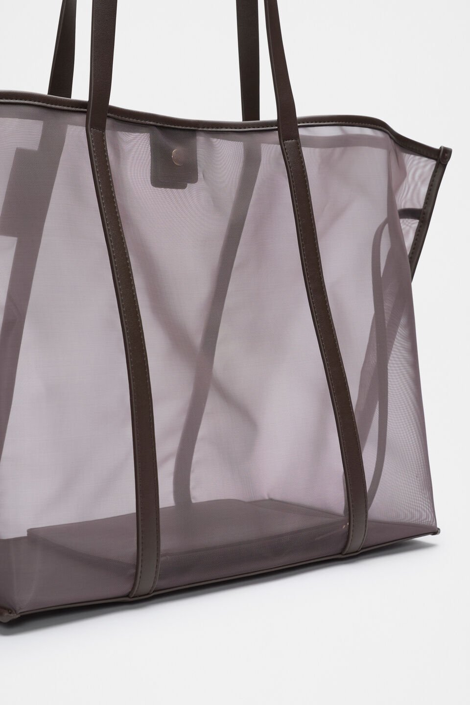 Mesh Tote  Chocolate