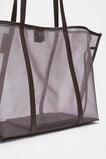 Mesh Tote  Chocolate  hi-res