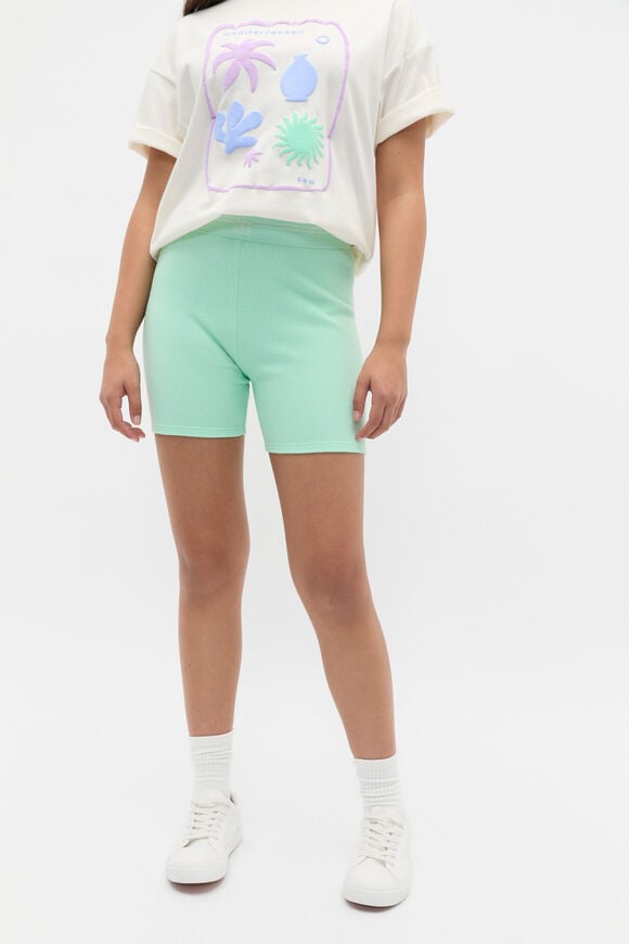 Core Logo Bike Short  Mint Sorbet  hi-res