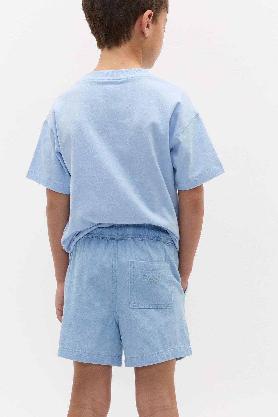 Core Logo Short  Chambray