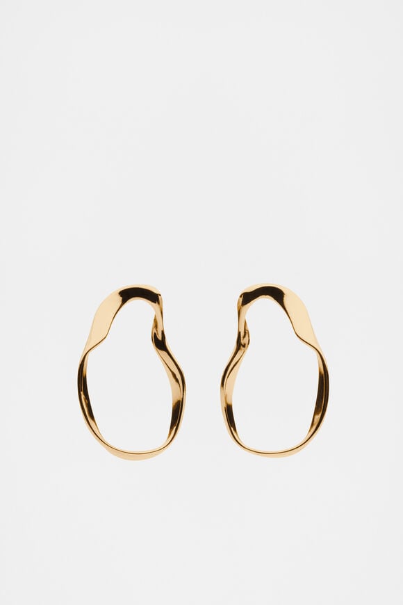 Molten Statement Earring  Gold  hi-res
