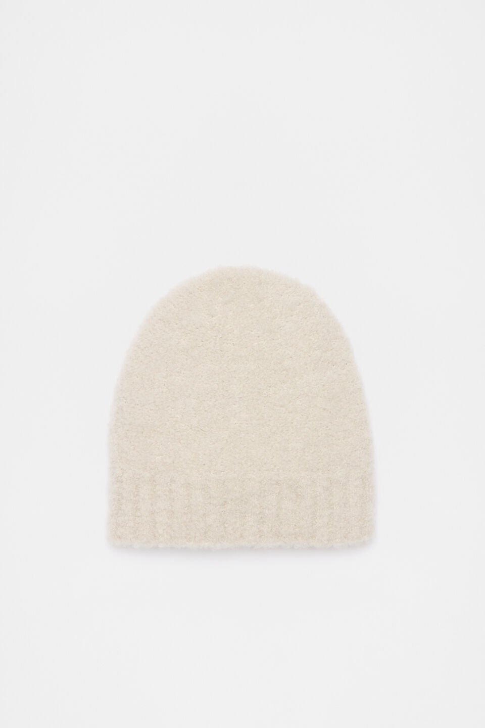 Boucle Beanie  Oat Marle