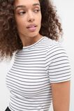 Core Australian Cotton Rib Tee  Mono Stripe  hi-res