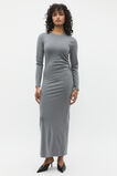 Ruched Jersey Midi Dress  Wolf  hi-res