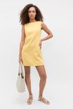 Linen Structured Shift Dress  Buttercup  hi-res