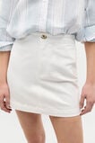 Core Denim Mini Skirt  White  hi-res